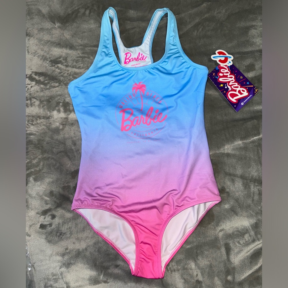 Malibu Barbie - one piece swimsuit (girls size 12)